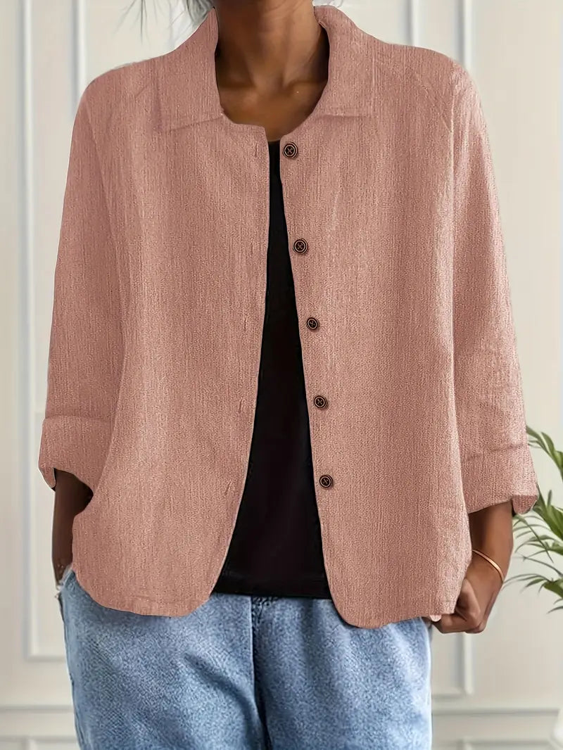 Desmira™ | Casual Button-Front Jacket