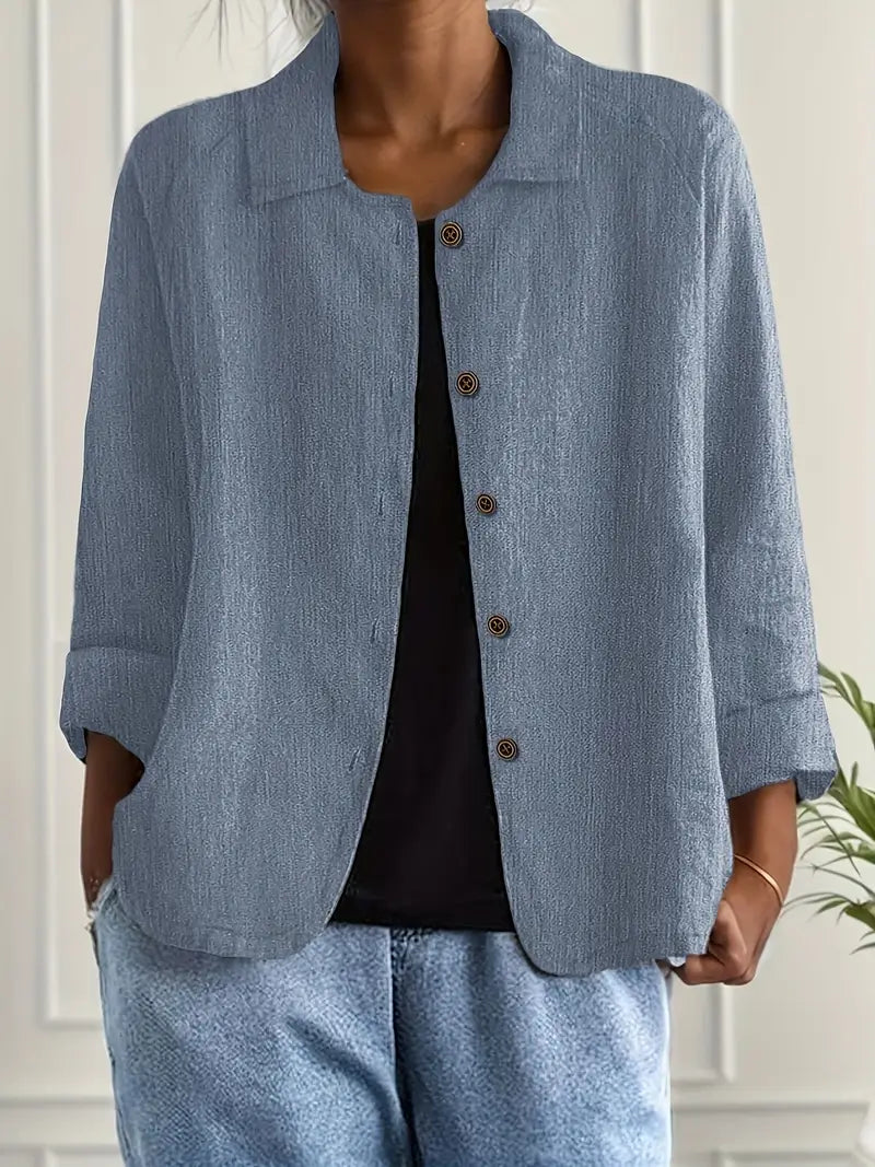 Desmira™ | Casual Button-Front Jacket