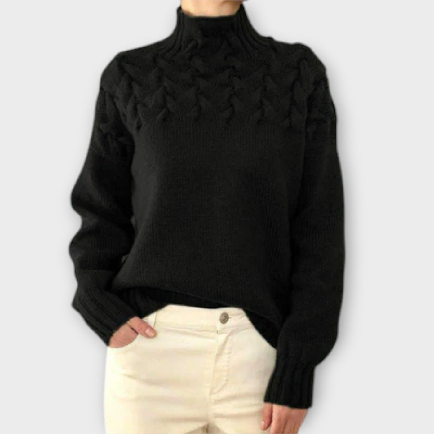 Sutton™ | Cozy High-Neck Sweater