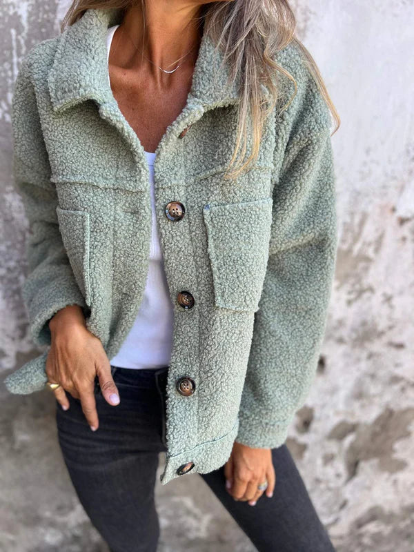 Elaris™ | Button-Up Sherpa Jacket