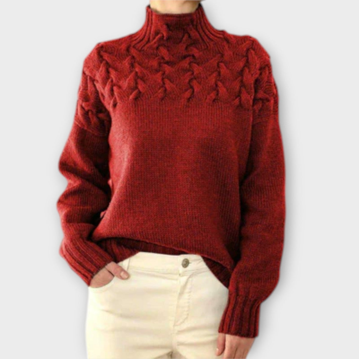 Sutton™ | Cozy High-Neck Sweater