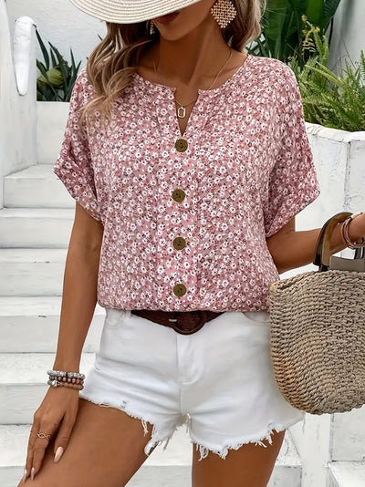 Lucinda™ | Blossom Button Blouse