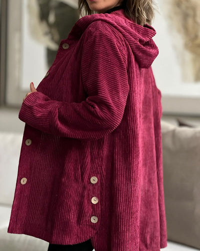 Vesper™ | Cozy Corduroy Hooded Jacket