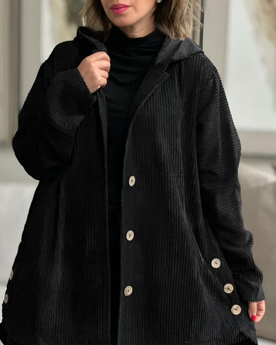 Vesper™ | Cozy Corduroy Hooded Jacket