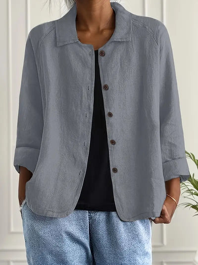 Desmira™ | Casual Button-Front Jacket