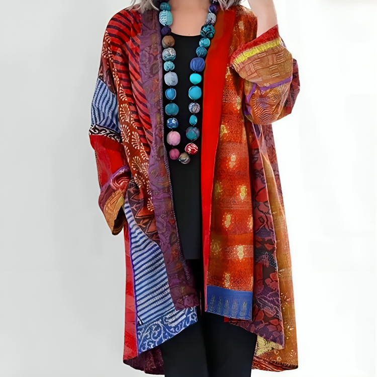 Serenya™ | Vibrant Flow Cardigan