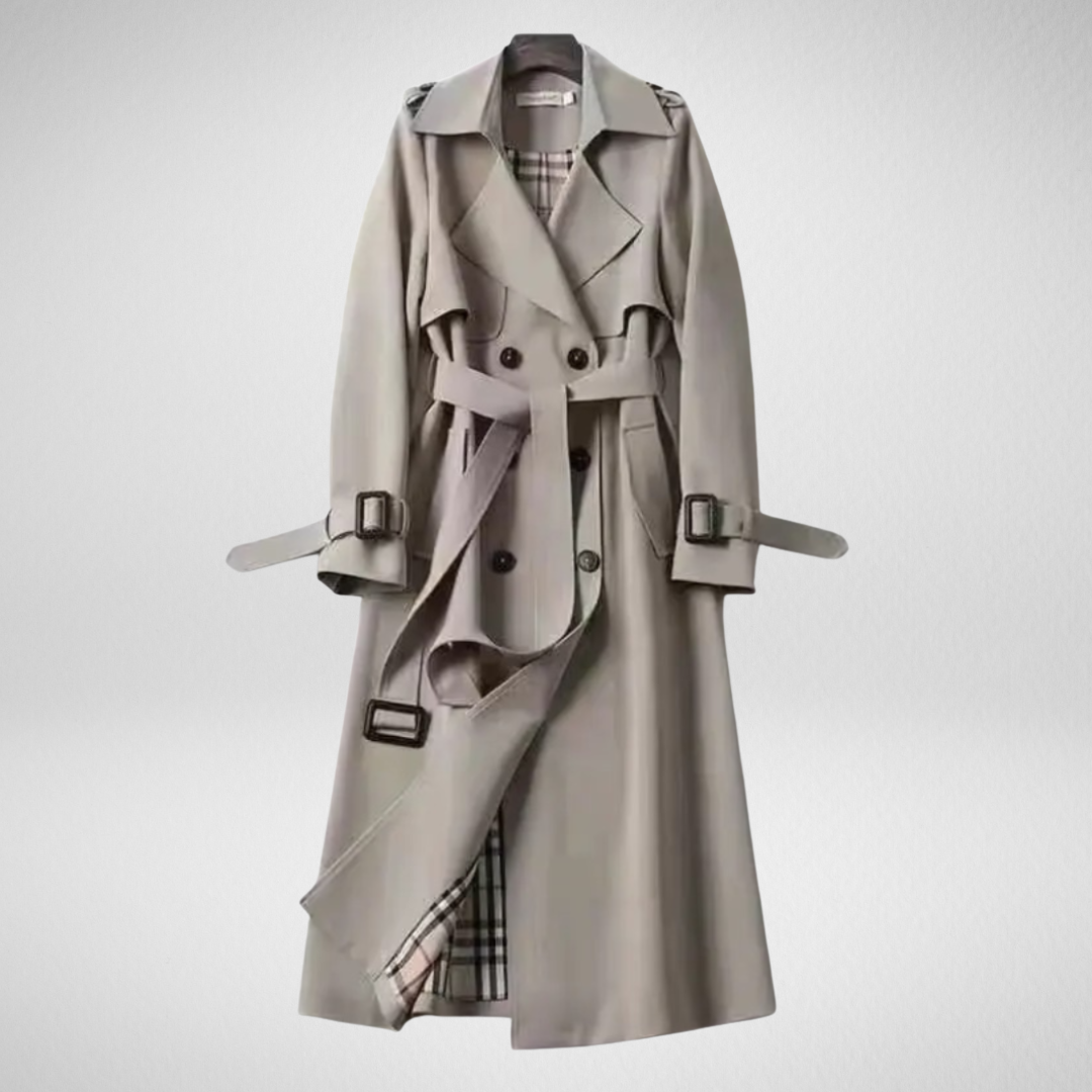 Delsie™ | Chic Longline Trench Coat