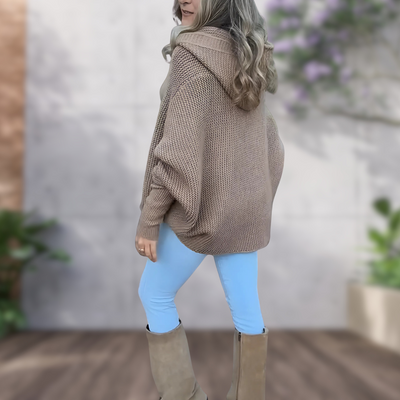 Marlene™ | Relaxed Knit Hoodie Sweater
