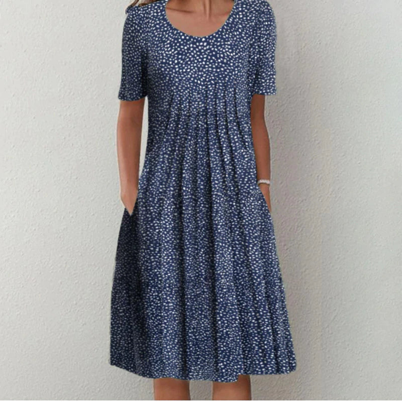 Evangeline™ | Floral Print Midi Dress