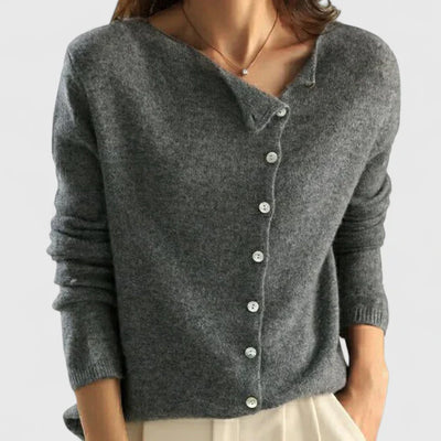 Coralya™ | Modern Button Cardigan