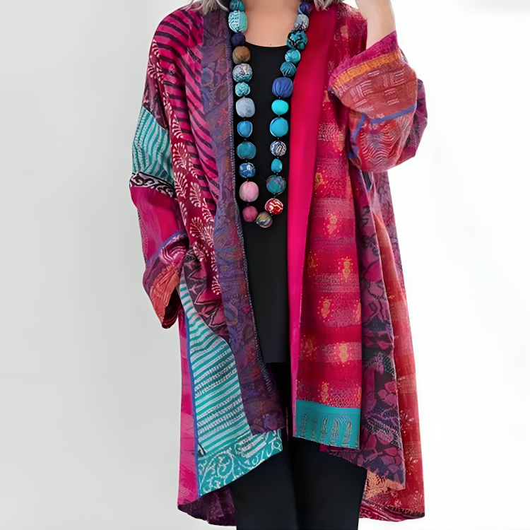 Serenya™ | Vibrant Flow Cardigan