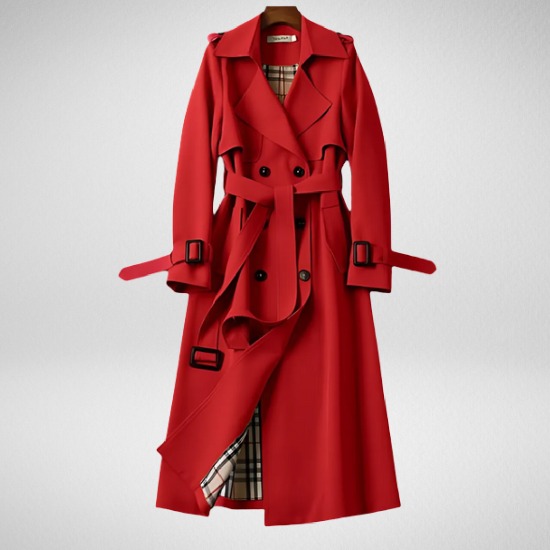 Delsie™ | Chic Longline Trench Coat