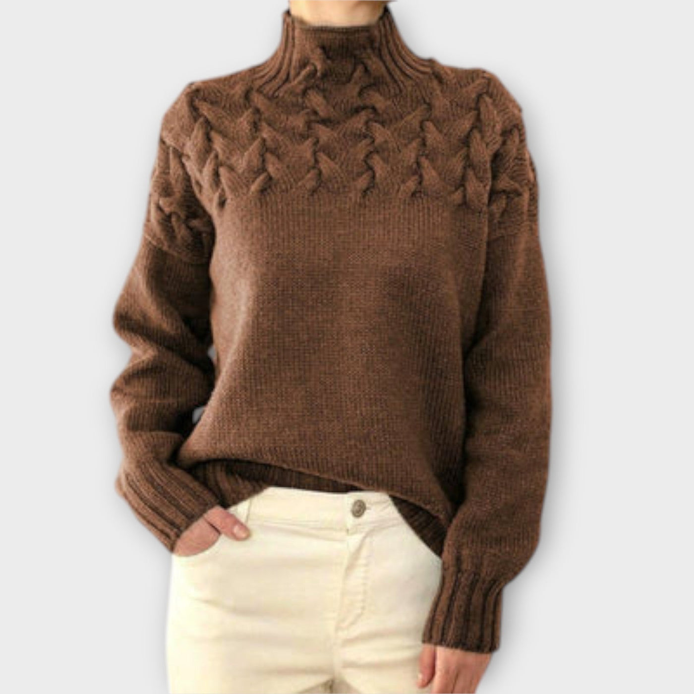 Sutton™ | Cozy High-Neck Sweater