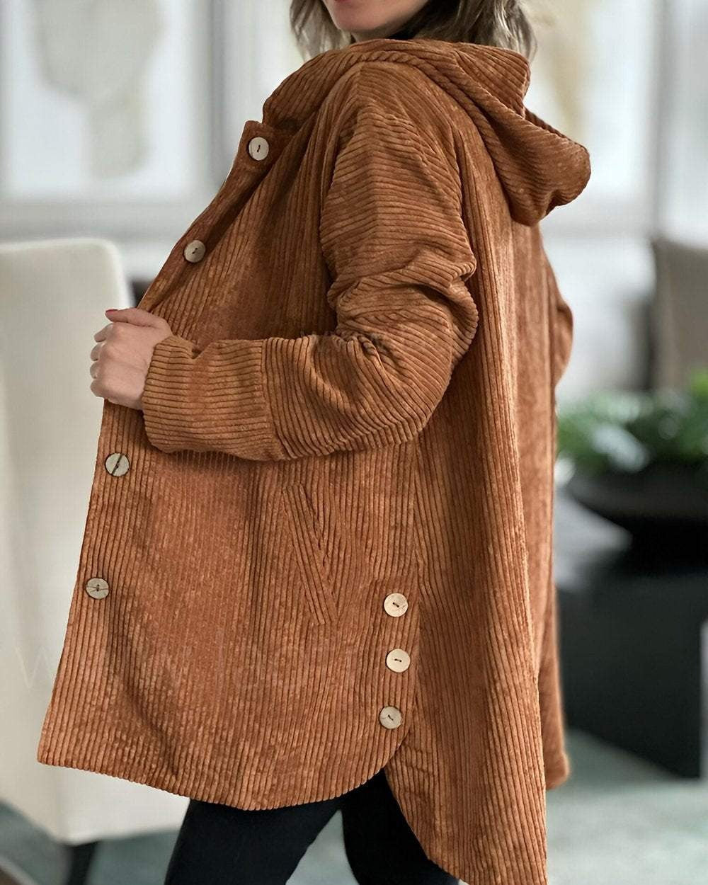 Vesper™ | Cozy Corduroy Hooded Jacket