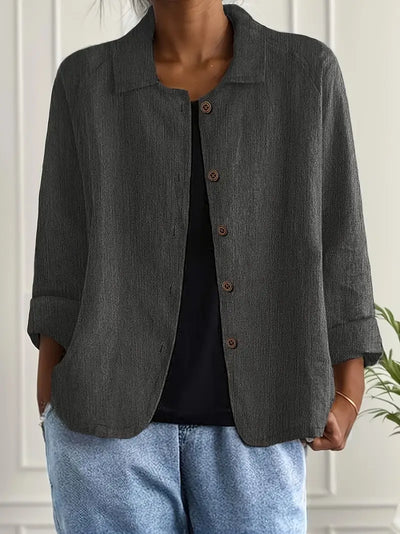 Desmira™ | Casual Button-Front Jacket
