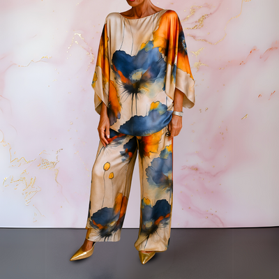 Zinnia™ | Elegant Floral Two-Piece Set