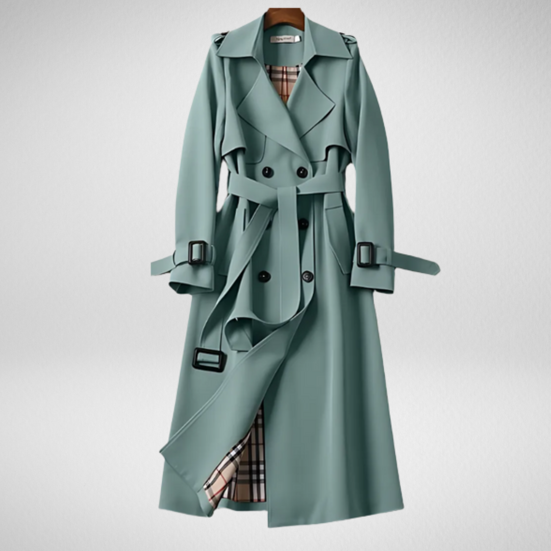 Delsie™ | Chic Longline Trench Coat