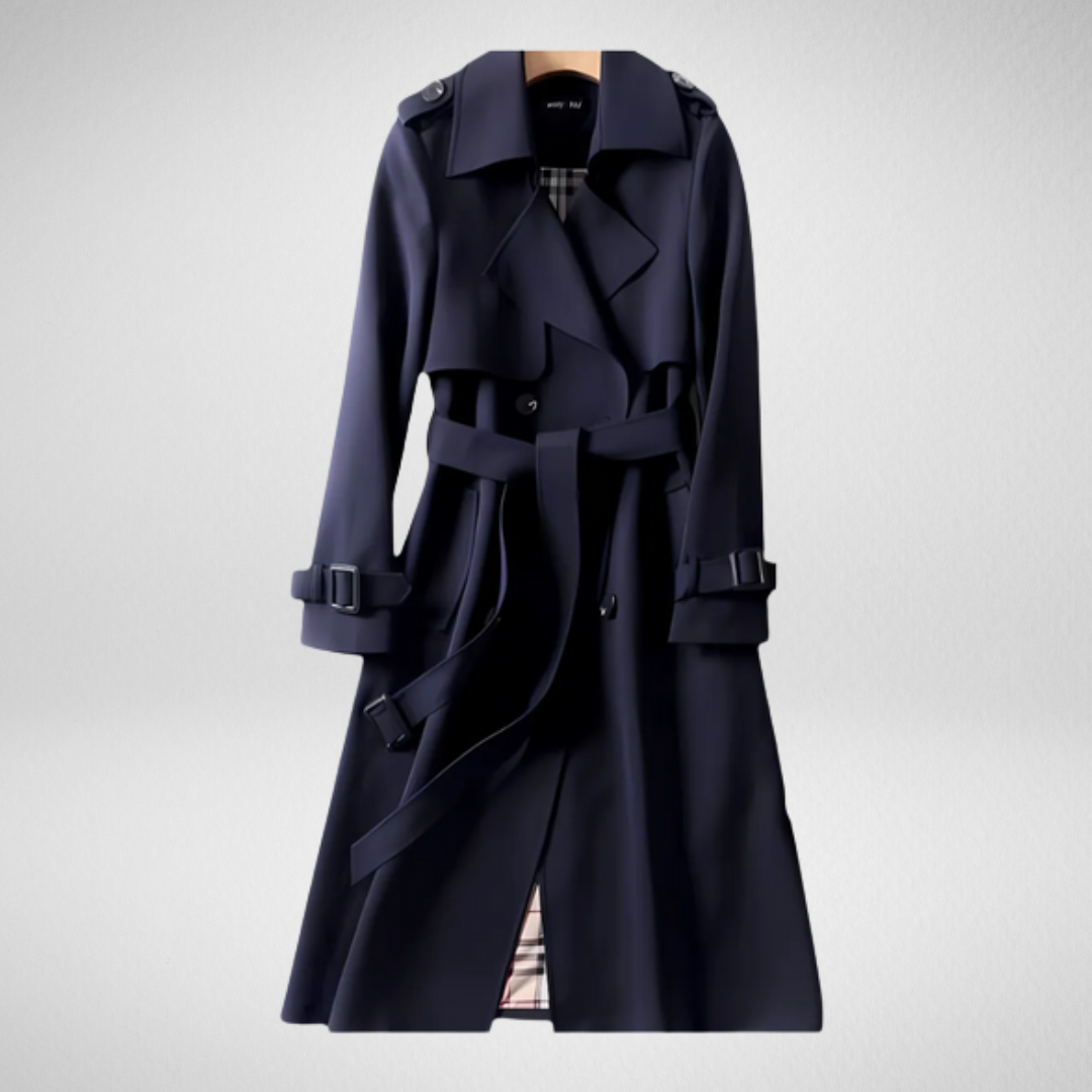 Delsie™ | Chic Longline Trench Coat