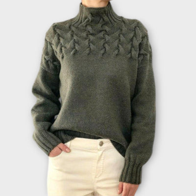 Sutton™ | Cozy High-Neck Sweater