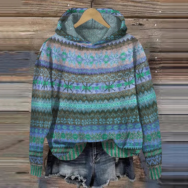 Kinsley™ | Ethnic Retro Hoodie