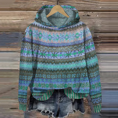 Kinsley™ | Ethnic Retro Hoodie