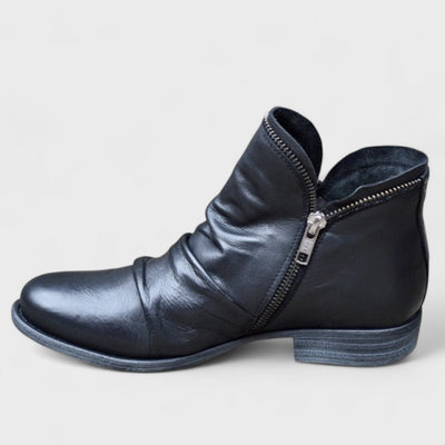 Cassia™ | Edgy Zip Boots