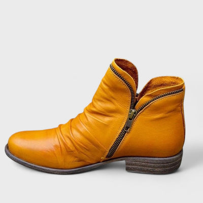 Cassia™ | Edgy Zip Boots