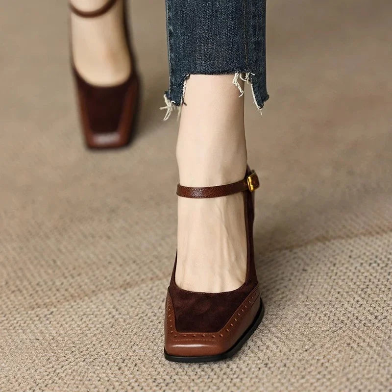 Renley™ | Retro Block Heel