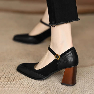 Renley™ | Retro Block Heel
