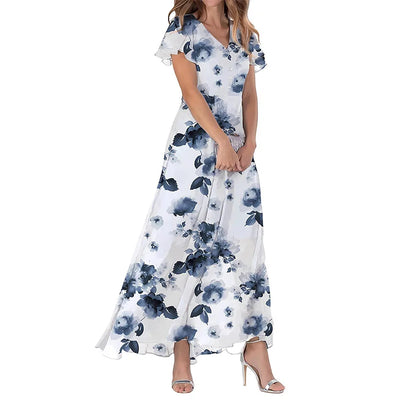 Sylvie™ | Elegant Floral Maxi Dress