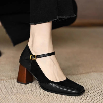 Renley™ | Retro Block Heel
