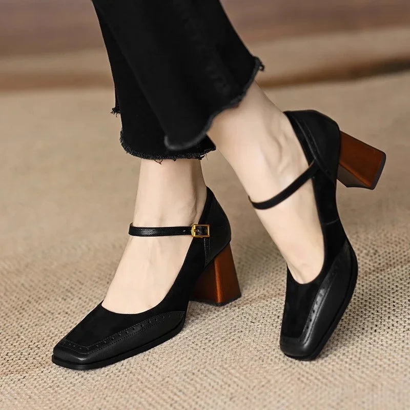 Renley™ | Retro Block Heel