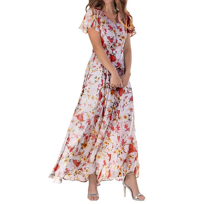 Sylvie™ | Elegant Floral Maxi Dress