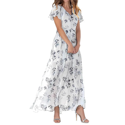 Sylvie™ | Elegant Floral Maxi Dress