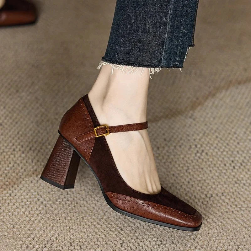 Renley™ | Retro Block Heel