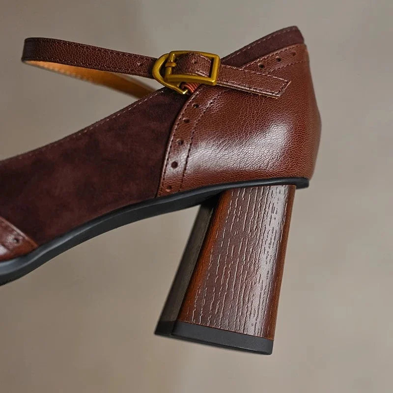 Renley™ | Retro Block Heel