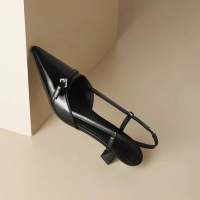 Arlise™ | Sleek Pointed Slingback Heels