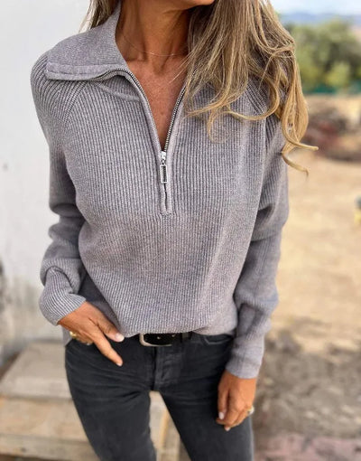 Zadie™ | Solid Casual Sweaters