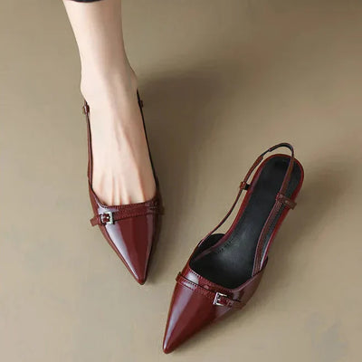 Arlise™ | Sleek Pointed Slingback Heels