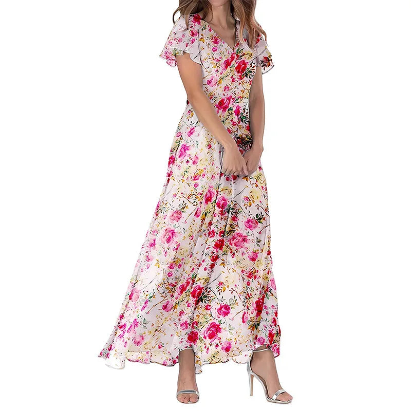 Sylvie™ | Elegant Floral Maxi Dress