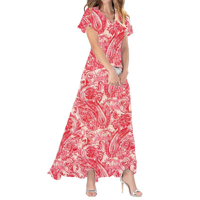Sylvie™ | Elegant Floral Maxi Dress