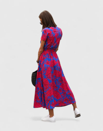 Almira™ | V-Neck Maxi Dress