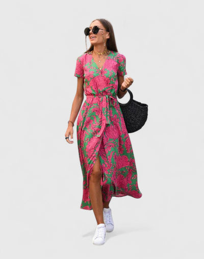 Almira™ | V-Neck Maxi Dress