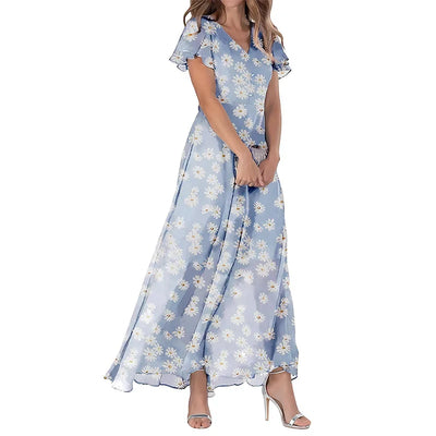 Sylvie™ | Elegant Floral Maxi Dress