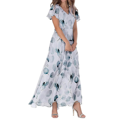 Sylvie™ | Elegant Floral Maxi Dress