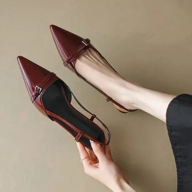 Arlise™ | Sleek Pointed Slingback Heels