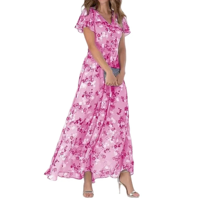 Sylvie™ | Elegant Floral Maxi Dress