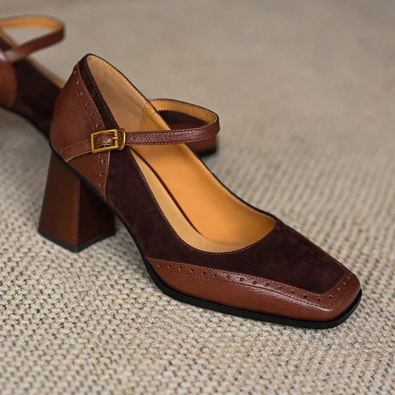 Renley™ | Retro Block Heel