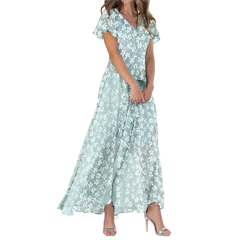 Sylvie™ | Elegant Floral Maxi Dress