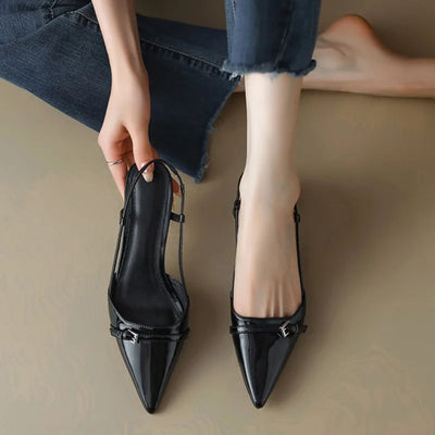 Arlise™ | Sleek Pointed Slingback Heels